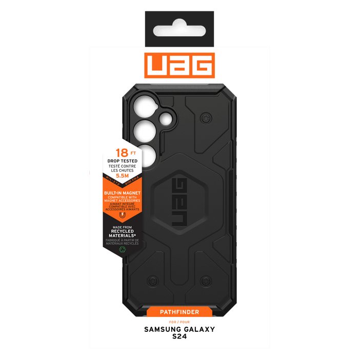 Urban Armor Gear (UAG) Pathfinder MagSafe Case for Samsung Galaxy S24 Black