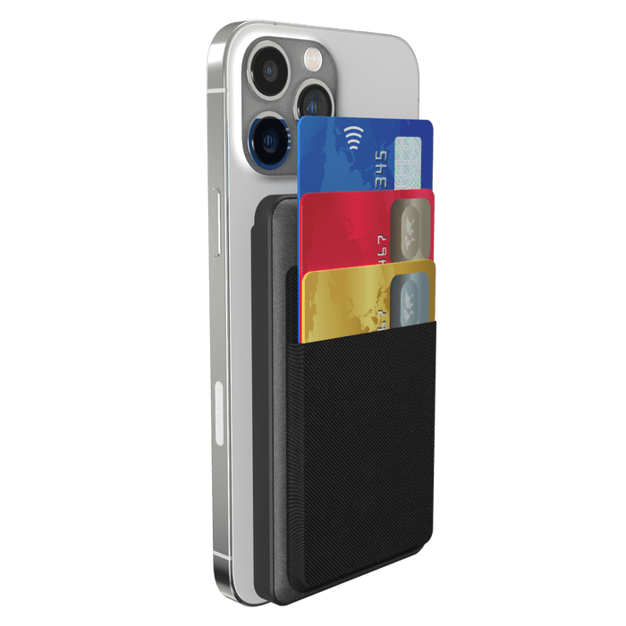 mophie Snap Plus MagSafe Juice Pack Mini Wallet Wireless Charging Power Bank 5,000 mAh Black