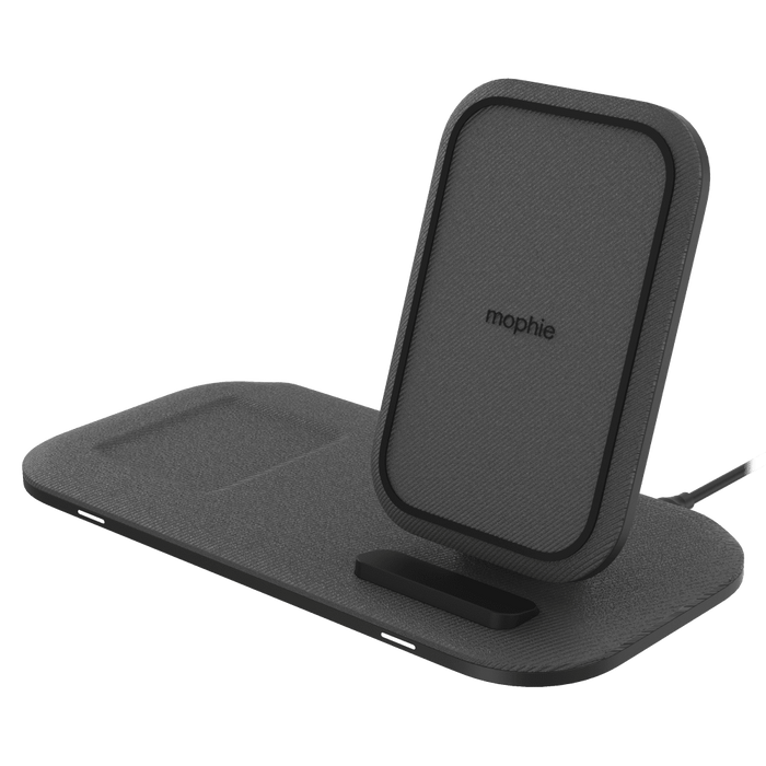 mophie Wireless Charging Stand Plus Pad 15W Black