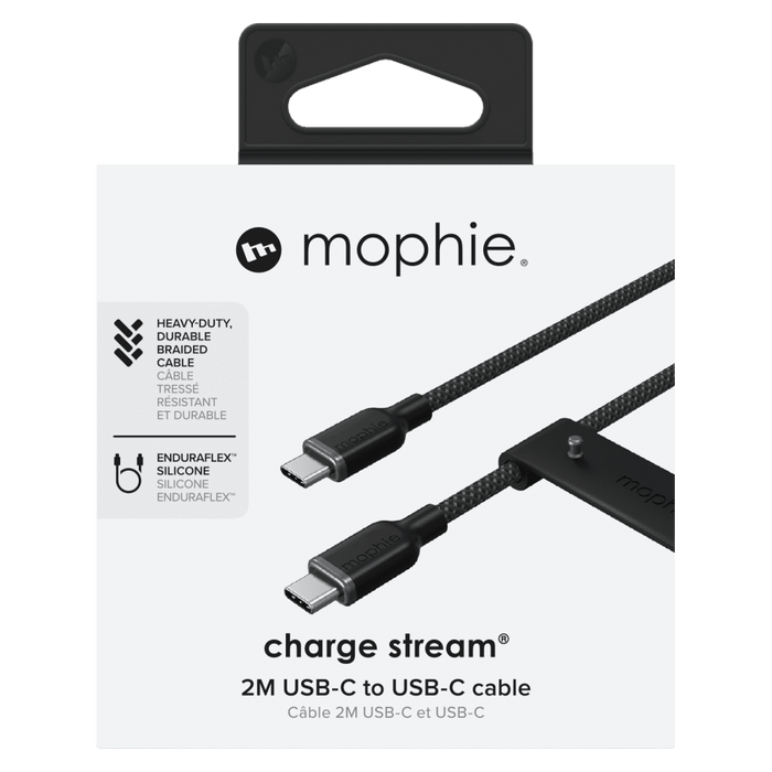 mophie USB C to USB C Cable 10ft Black
