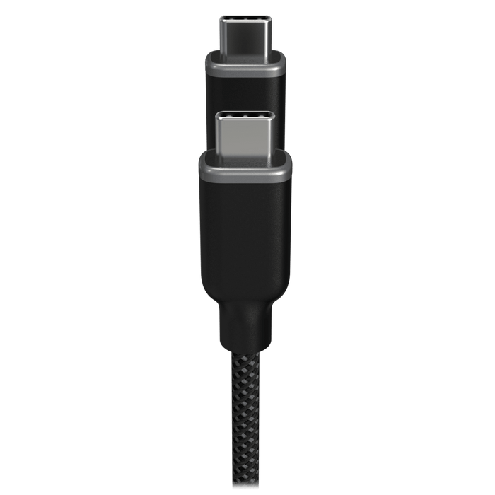 mophie USB C to USB C Cable 2.5ft Black