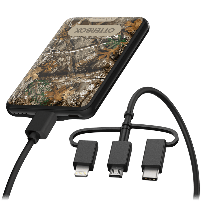 OtterBox Power Bank 5,000 mAH with 3 in 1 Cable 1M RealTree Edge