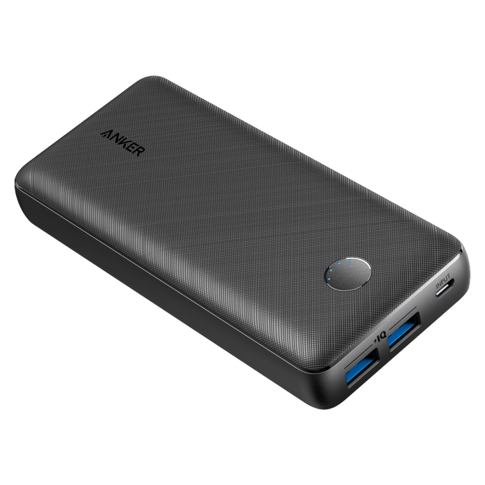 Anker PowerCore Select Dual USB A Portable Power Bank 1,000 mAh Black