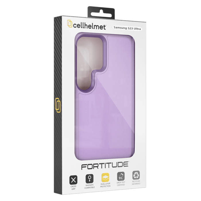cellhelmet Fortitude Case for Samsung Galaxy S23 Ultra Lilac Blossom