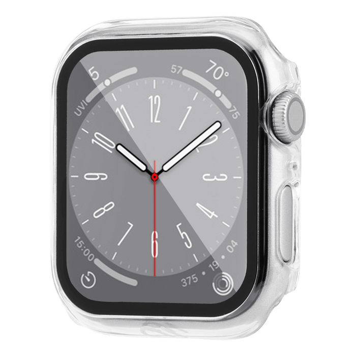 Case-Mate Tough Case with Integrated Glass Screen Protector for Apple Watch 44mm Clear