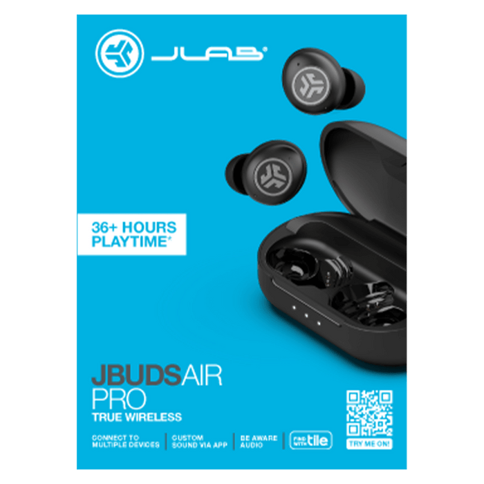 JLab JBuds Air Pro True Wireless In Ear Earbuds Black