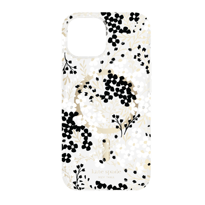 Kate Spade New York Protective Hardshell MagSafe Case for Apple iPhone 15 / iPhone 14 / iPhone 13 Multi Floral