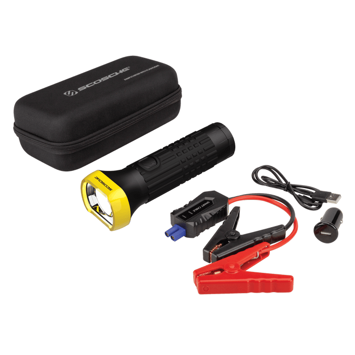 Scosche PowerUp 600 Torch Flashlight and Jump Starter Black