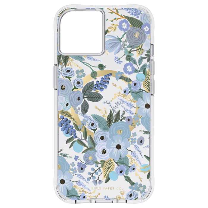 Rifle Paper Co MagSafe Case for Apple iPhone 14 / 13 Garden Party Blue