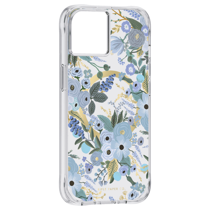 Rifle Paper Co MagSafe Case for Apple iPhone 14 / 13 Garden Party Blue