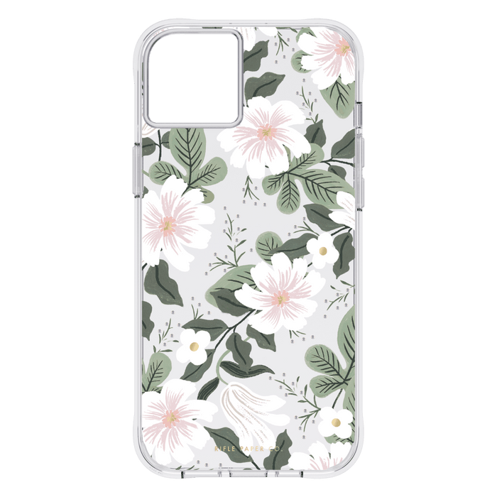 Rifle Paper Co Ultra Slim Antimicrobial Case for Apple iPhone 14 Plus Willow