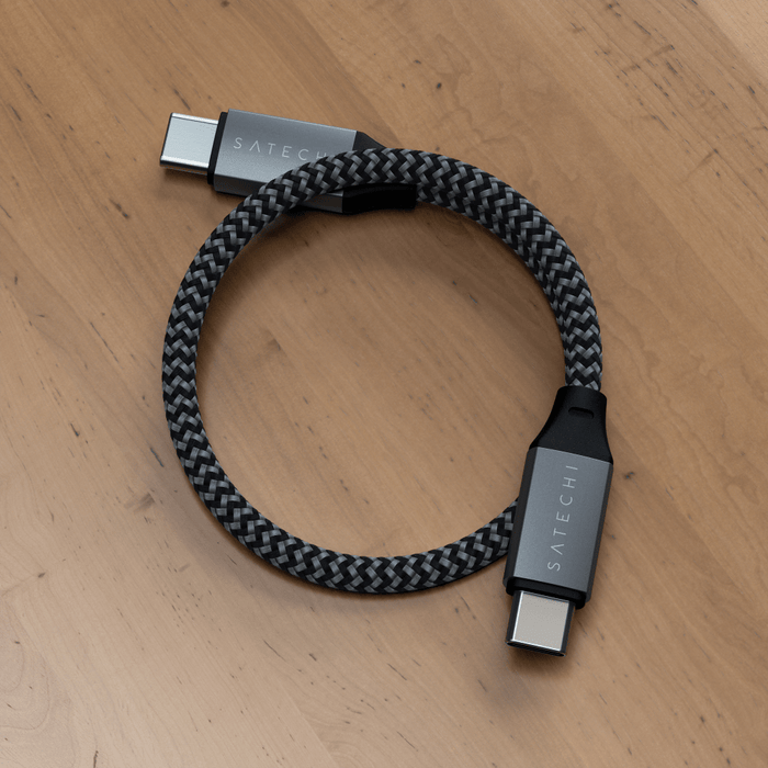 Satechi USB C to USB C Cable 10in Space Gray