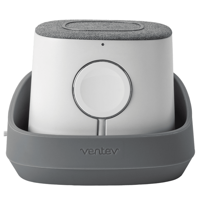 Ventev wireless watchdock duo Wireless Charging Pad 10W and Apple Watch Charger White and Gray