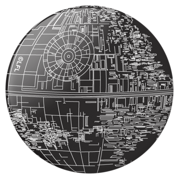 PopSockets PopGrip Star Wars Death Star Aluminum
