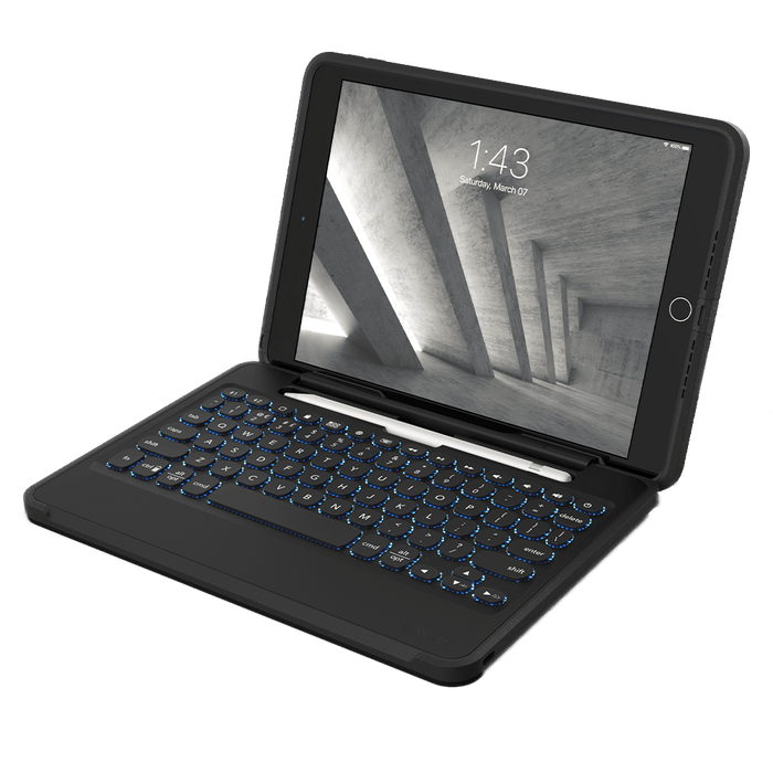 ZAGG Rugged Book Go Keyboard and Case for Apple iPad 10.2 / Air 10.5 / Pro 10.5 Black
