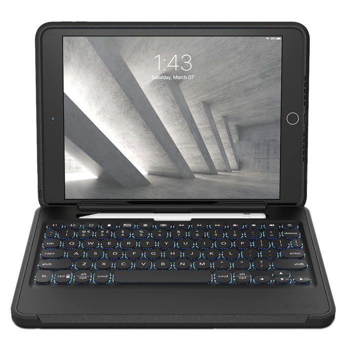 ZAGG Rugged Book Go Keyboard and Case for Apple iPad 10.2 / Air 10.5 / Pro 10.5
