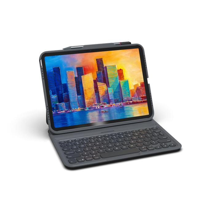 ZAGG ZAGG - Pro Keys Wireless Keyboard and Detachable Case for Apple iPad 10.9 (2022) - Black and Gray Black, Gray