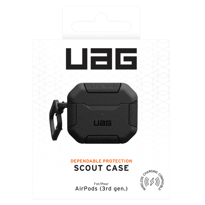 Urban Armor Gear (UAG) Scout Case for for Apple Airpods 3 Black