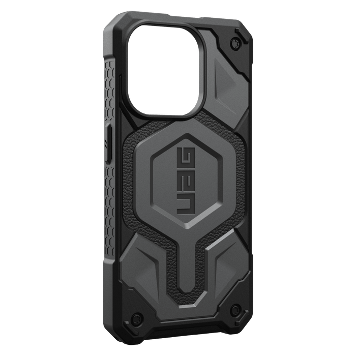 Urban Armor Gear (UAG) Monarch Pro MagSafe Case for Apple iPhone 15 Pro Silver
