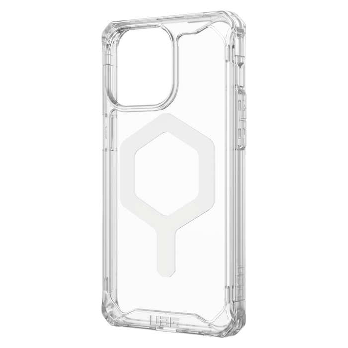Urban Armor Gear (UAG) Plyo MagSafe Case for Apple iPhone 15 Pro Max Ice and White