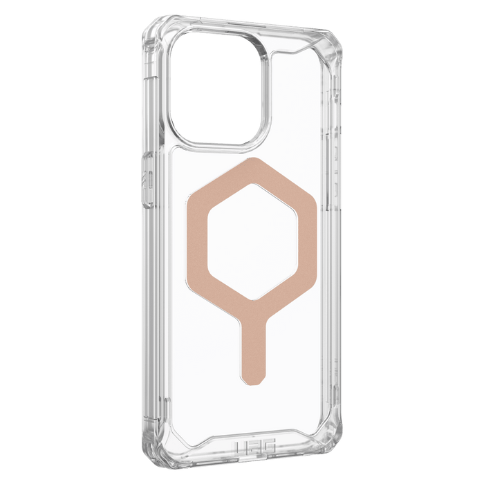 Urban Armor Gear (UAG) Plyo MagSafe Case for Apple iPhone 15 Pro Max Ice and Rose Gold