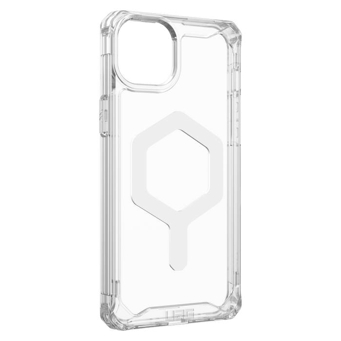 Urban Armor Gear (UAG) Plyo MagSafe Case for Apple iPhone 15 Plus Ice and White