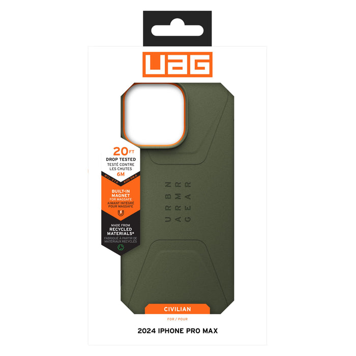 Urban Armor Gear Civilian MagSafe Case for Apple iPhone 16 Pro Max