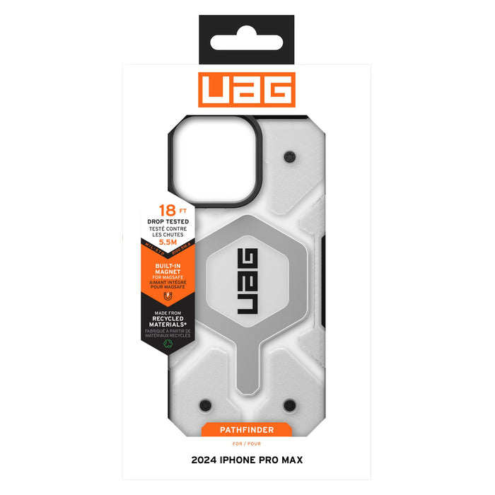 Urban Armor Gear Pathfinder Clear MagSafe Case for Apple iPhone 16 Pro Max