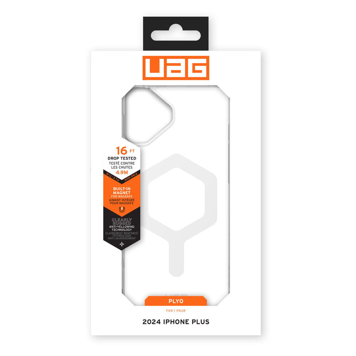 Urban Armor Gear Plyo MagSafe Case for Apple iPhone 16 Plus Clear