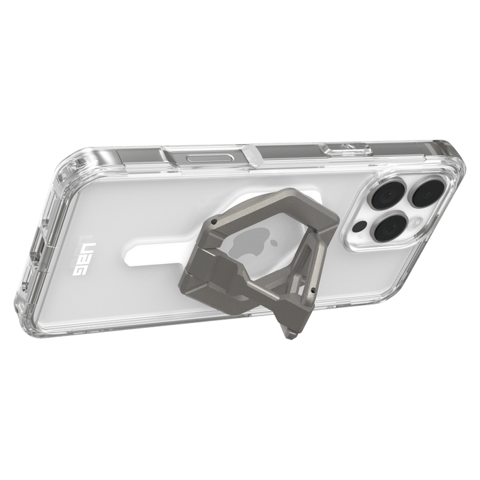 Urban Armor Gear Plyo MagSafe Case with Stand for Apple IP16PROMAX White, Silver