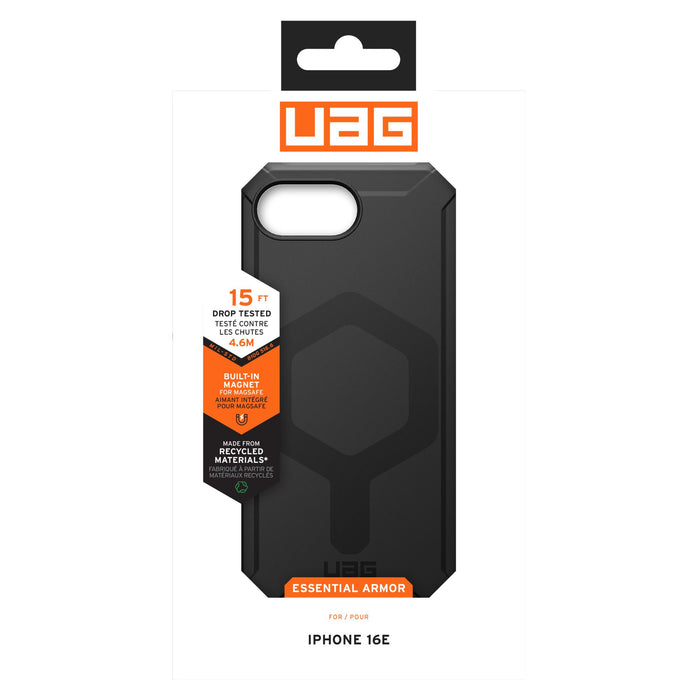 Urban Armor Gear Essential Armor MagSafe Case for Apple iPhone 16e