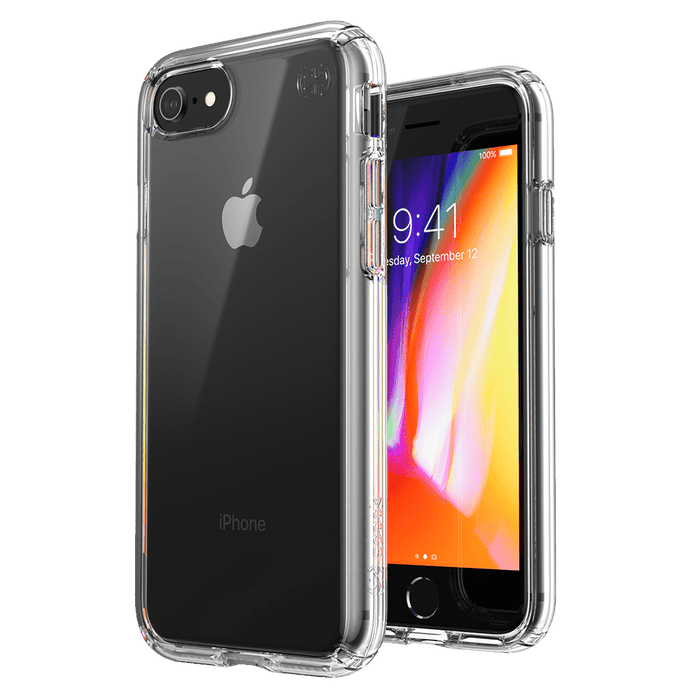 Speck Presidio Perfect Clear Case for Apple iPhone SE 2022 / SE 2020 / 8 / 7 / 6s / 6 Clear