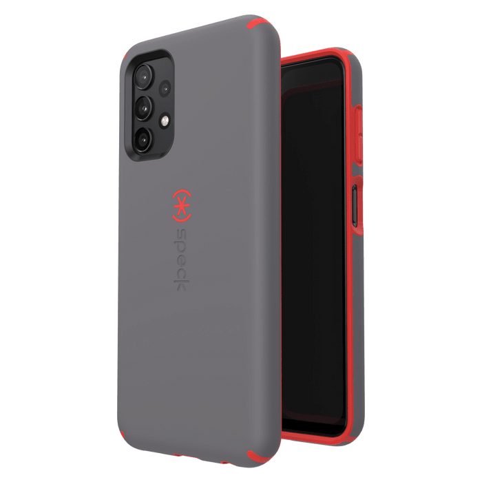 Speck Presidio Impact Hero Case for Samsung Galaxy A13 Moody Grey and Turbo Red