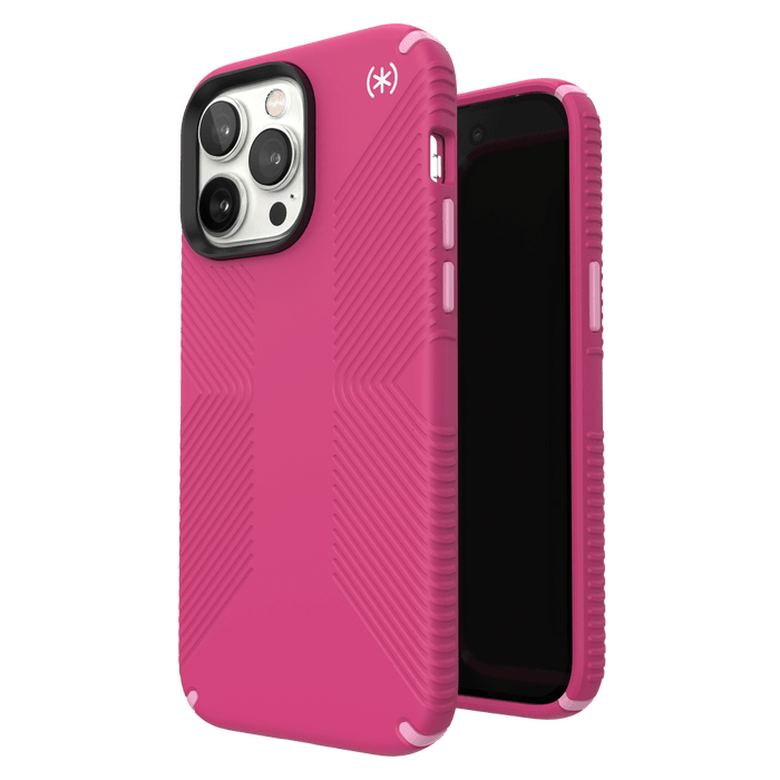 Speck Presidio Grip 2 MagSafe Case for Apple iPhone 14 Pro Max Digital Pink