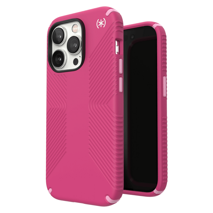 Speck Presidio Grip 2 MagSafe Case for Apple iPhone 14 Pro Digital Pink