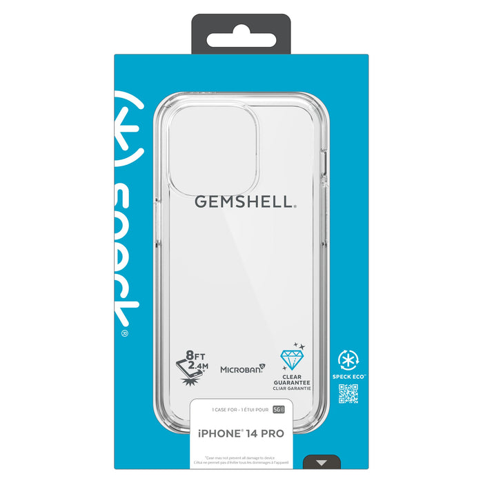Speck Gemshell Case for Apple iPhone 14 Pro Clear