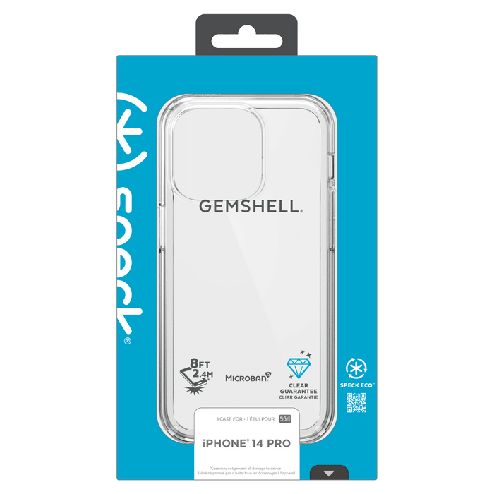 Speck Gemshell Case for Apple iPhone 14 Pro Clear