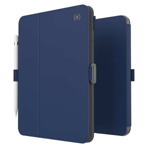 Speck Balance Folio Case for Apple iPad 10.9 (2022) Arcadia Navy and Moody Grey
