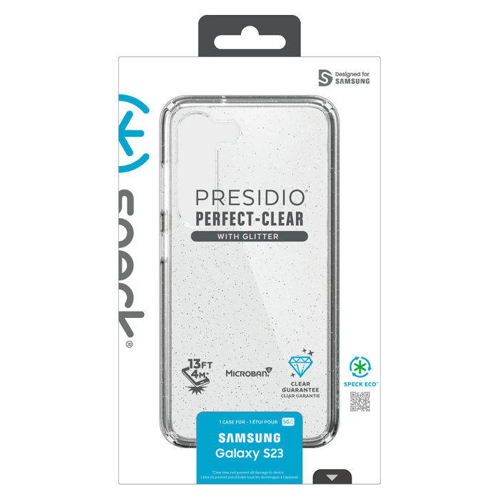 Speck Presidio Perfect Clear Case for Samsung Galaxy S23