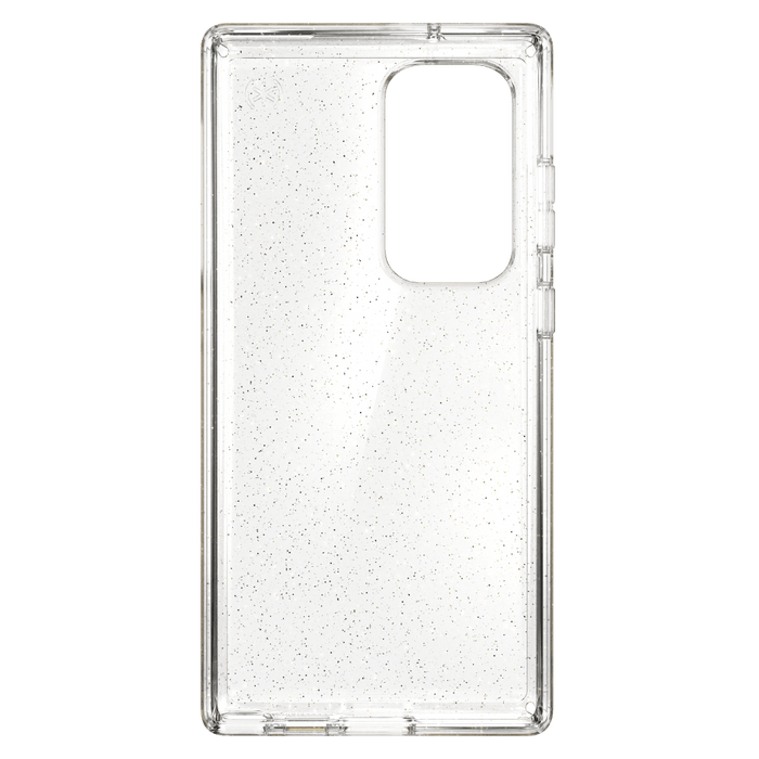 Speck Presidio Perfect Clear Case for Samsung Galaxy S23 Ultra Gold Glitter