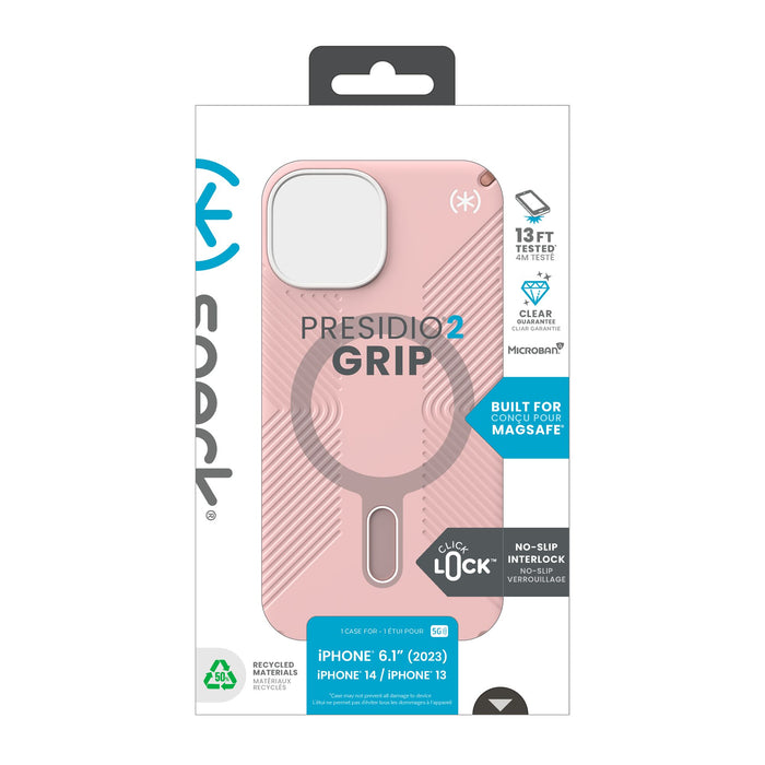 Speck Presidio2 Grip MagSafe Case for Apple iPhone 15 / iPhone 14 / iPhone 13