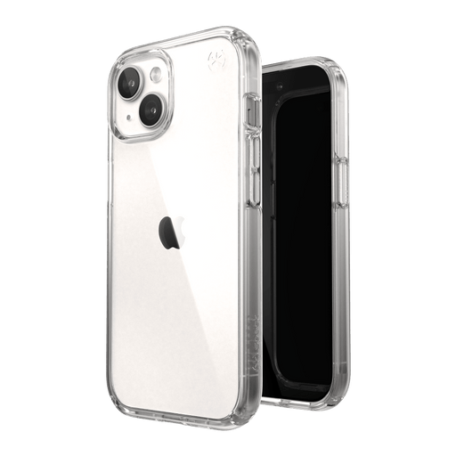 Speck Presidio Perfect Clear Case for Apple iPhone 15 / iPhone 14 / iPhone 13 / iPhone 16e