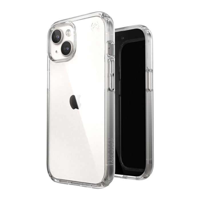 Speck Presidio Perfect Clear Case for Apple iPhone 15 / iPhone 14 / iPhone 13 / iPhone 16e