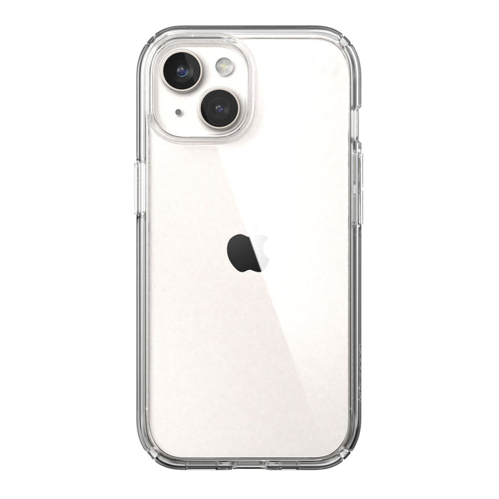 Speck Presidio Perfect Clear Case for Apple iPhone 15 / iPhone 14 / iPhone 13 / iPhone 16e Clear