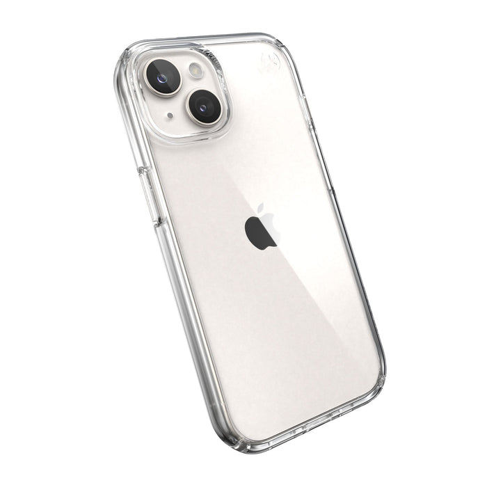 Speck Presidio Perfect Clear Case for Apple iPhone 15 / iPhone 14 / iPhone 13 / iPhone 16e Clear