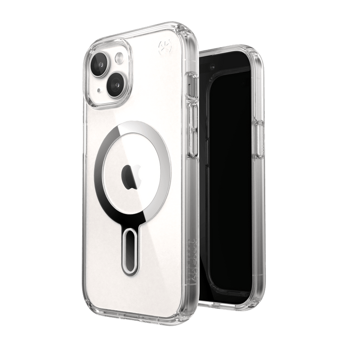 Speck Presidio Perfect Clear MagSafe Case for Apple iPhone 15 / iPhone 14 / iPhone 13 / iPhone 16e