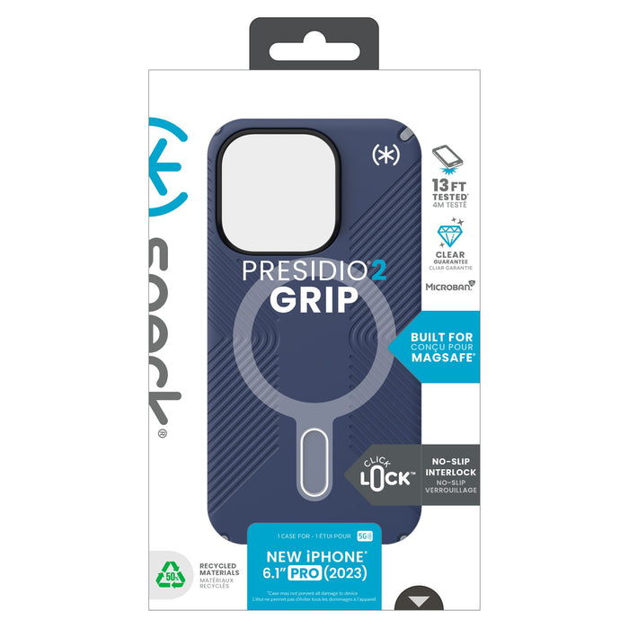 Speck Presidio2 Grip MagSafe Case for Apple iPhone 15 Pro