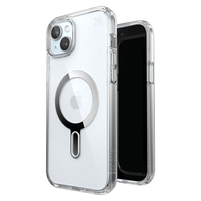 Speck Presidio Perfect Clear MagSafe Case for Apple iPhone 15 Plus / iPhone 14 Plus Clear