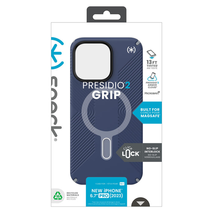 Speck Presidio2 Grip MagSafe Case for Apple iPhone 15 Pro Max
