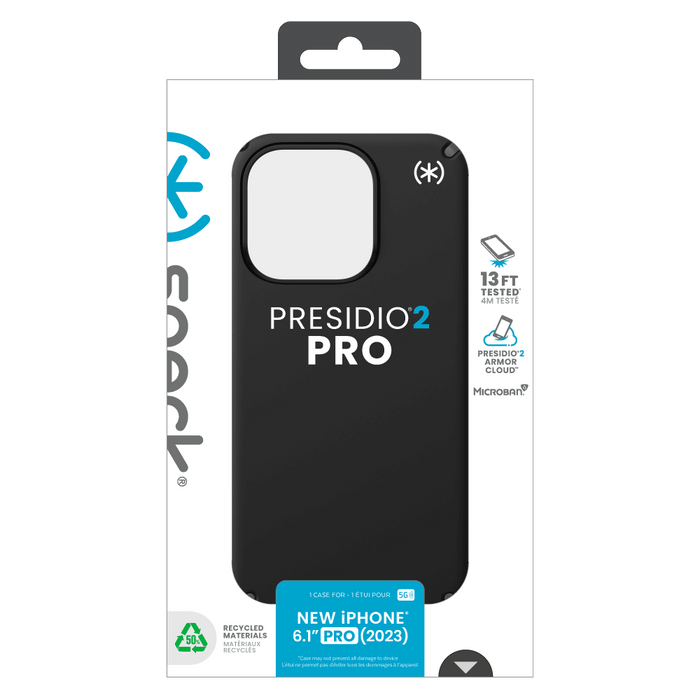 Speck Presidio2 Pro Case for Apple iPhone 15 Pro Black